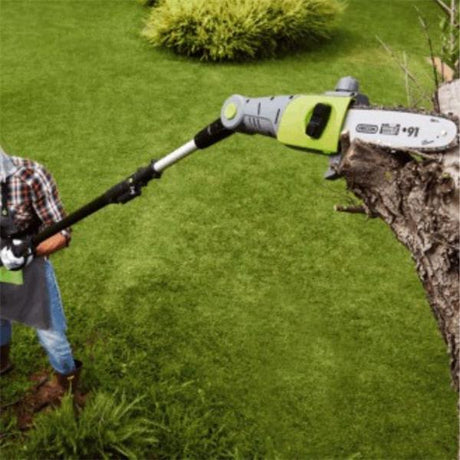 Verdemax Battery Telescopic Hedge Cutter and Chainsaw PTT20