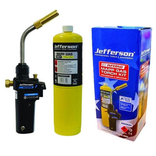 Jefferson Soldering & Brazing MAPP Gas Torch & Mapp Gas Kit