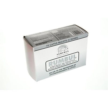 RUMBUL MAGNESIUM BULLETS CATTLE 10'S