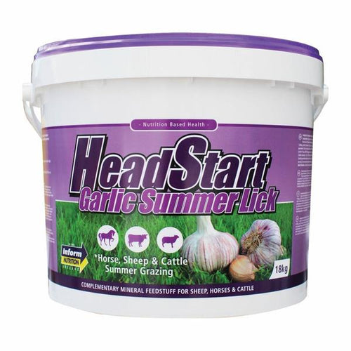 Headstart Garlic Summer Lick 18KG