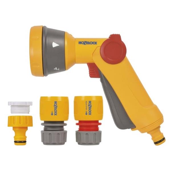 Hozelock Multi Spray Gun with Fittings Set
