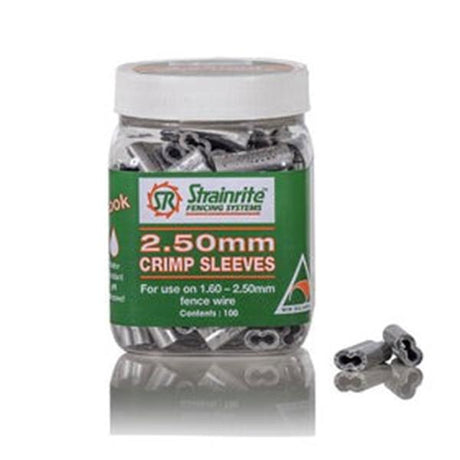 Strainrite 2.5mm Crimp Sleeves