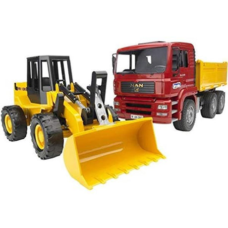Bruder MAN tippingtruck with wheeled loader