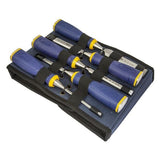 IRWIN CHISEL SET 5 PIECE POUCH