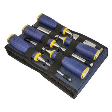 IRWIN CHISEL SET 5 PIECE POUCH