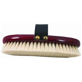 BODY BRUSH SOFT GOAT HAIR WITH LEATHER STRAP