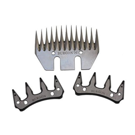 Burgon and Ball Shearing Comb 76mm & 2 Cutters