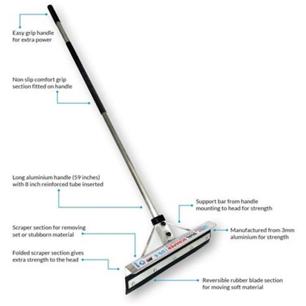 Aluscraper 18" Dual Scraper