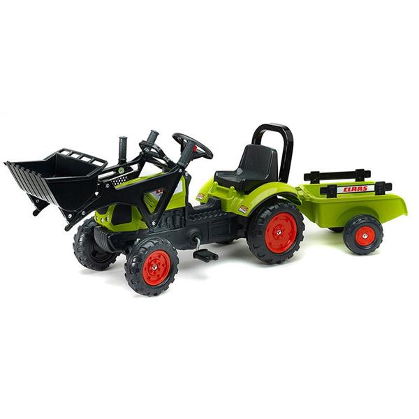 Claas with trailer