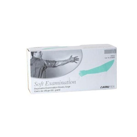 Krutex Soft Armlength Gloves Green