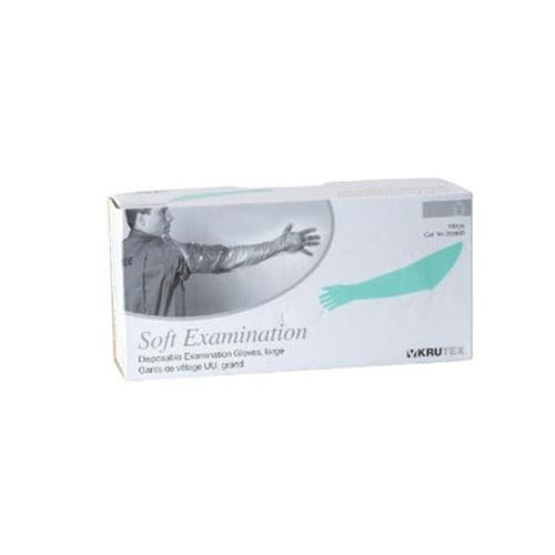 Krutex Soft Armlength Gloves Green
