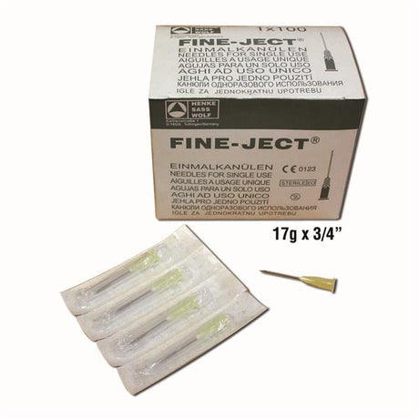 Disposable Needles 17g x 3/4