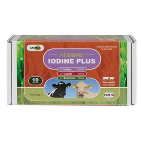 ALLSURE IODINE PLUS 10'S