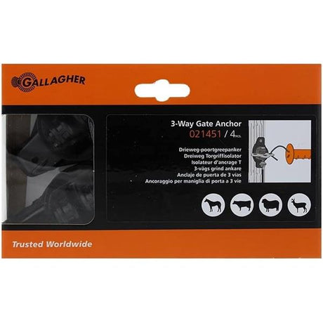 Gallagher gate handle anchor