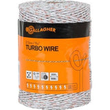 Gallagher Super 9 Turbo Wire White 200M