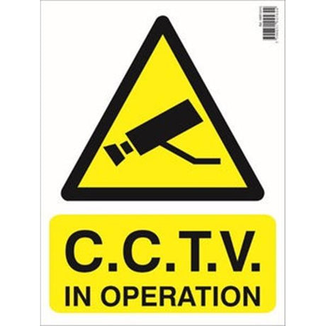 Cctv In Operation Safety Sign