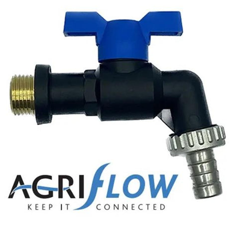 Agriflow Artic Plastic Bibcock 1/2"