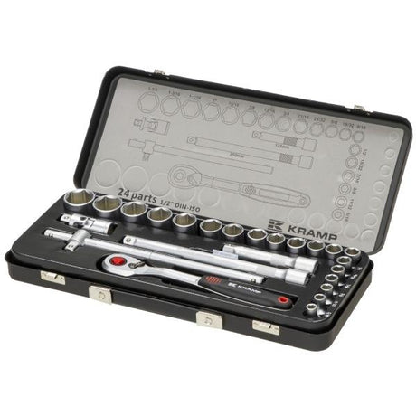 KRAMP Socket Set 1/2 in Imperial 24 Pcs