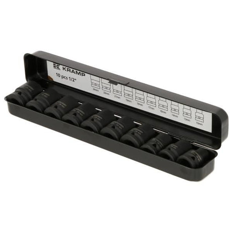 KRAMP Impact Socket Set 1/2in 10pcs