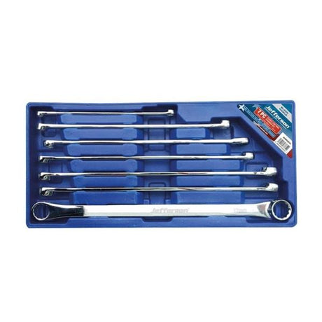 Extra Long 7 Piece Double End Ring Spanner Set