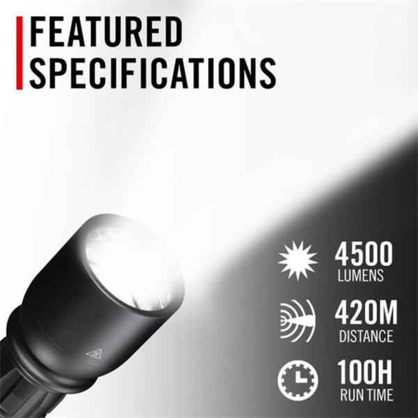 Coast 1 x ZX710 Rechargeable Hand Torch