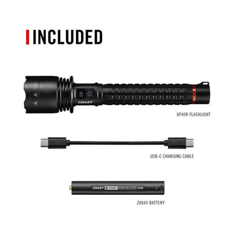 Coast 1 x ZX840 Rechargeable Hand Torch