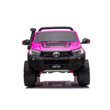Licensed Toyota Pink Hilux RuggedX 2-Seater 24V Ride-On Jeep