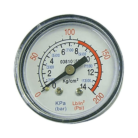 1/4" Compressor Pressure Gauge