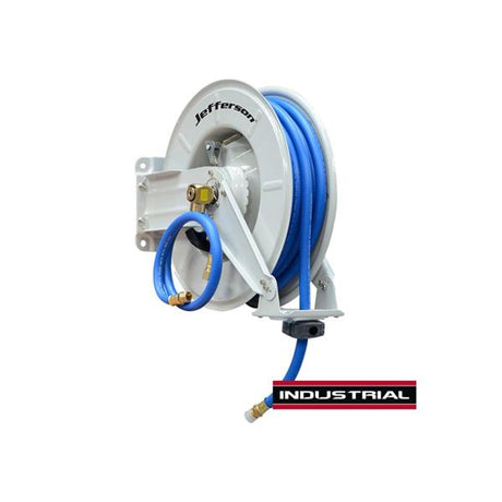 15m 3/8" Industrial Auto Retracting Air Hose Reel
