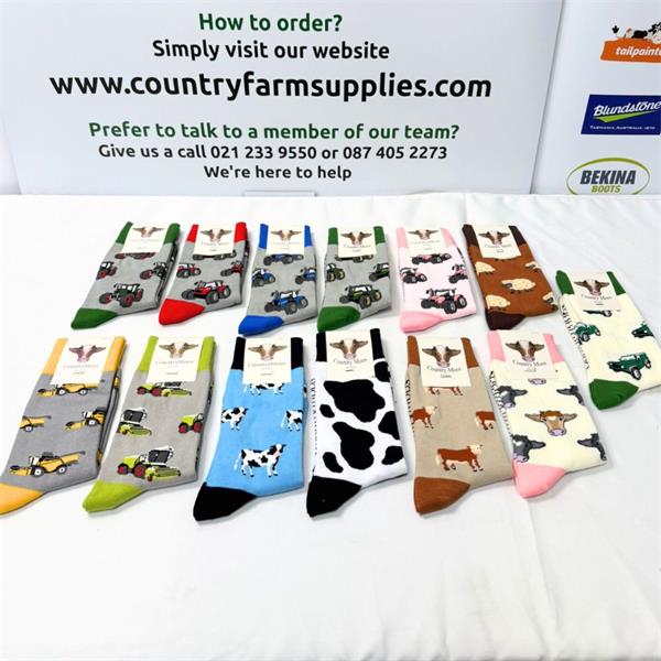 CFS Country MOOS Socks Pk 3