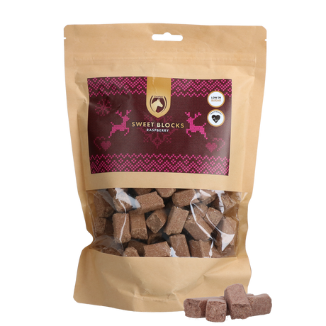 Excellent Horse Christmas Sweet Blocks Raspberry