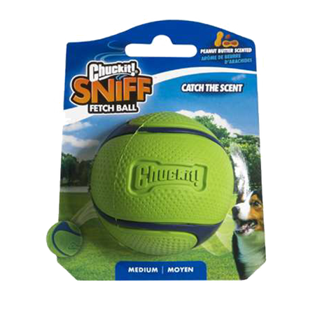 Chuckit! Sniff Fetch Ball Peanut Butter M