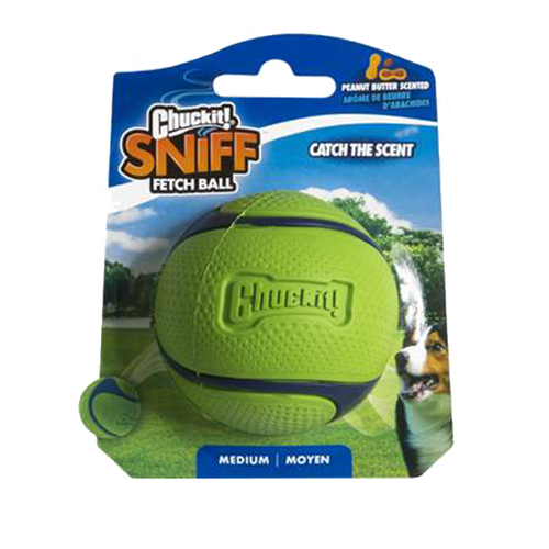 Chuckit! Sniff Fetch Ball Peanut Butter M