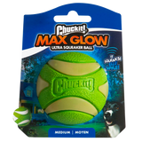 Chuckit! Max Glow Ultra Squeaker Ball M