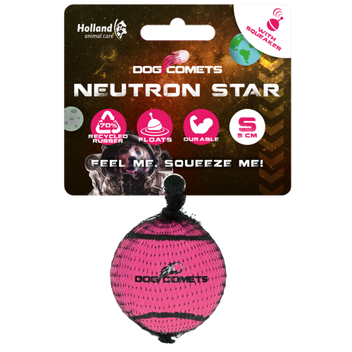 Dog Comets Neutron Star Tennis Ball With Squeaker