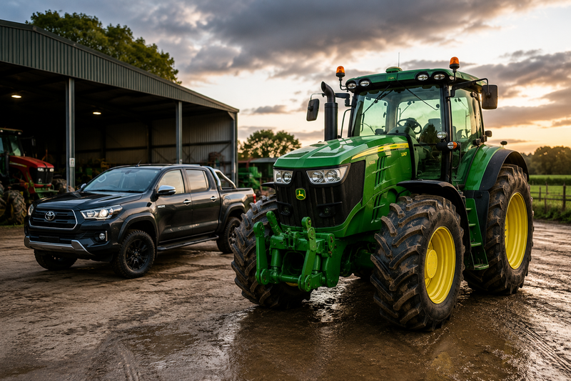 Tractor and Vehicle