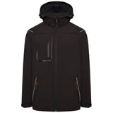 JCB D-ml Trade Hooded Black Softshell Jacket