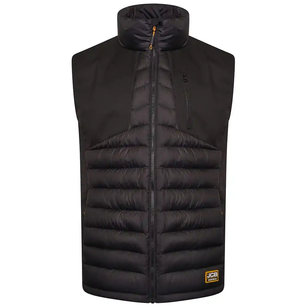 JCB D-mn Trade Black Hybrid Padded Gilet