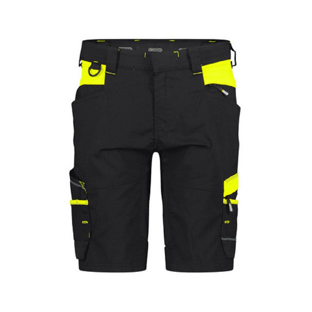 DASSY MANILLA Women's Shorts Black/Fluo Yellow