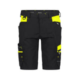 DASSY MANILLA Women's Shorts Black/Fluo Yellow