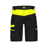 DASSY MANILLA Women's Shorts Black/Fluo Yellow