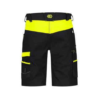 DASSY MANILLA Shorts Black/Fluo Yellow