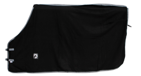 Excellent Fleece Rug black/grey 135/185cm