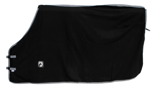 Excellent Fleece Rug black/grey 135/185cm