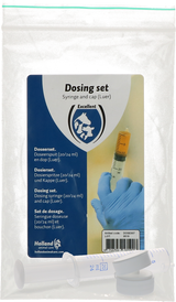 Dosing set (cap + syringe)