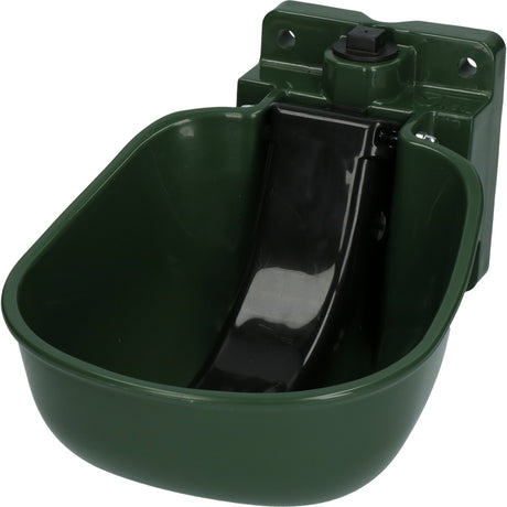 Water Bowl Plastic with spoon green