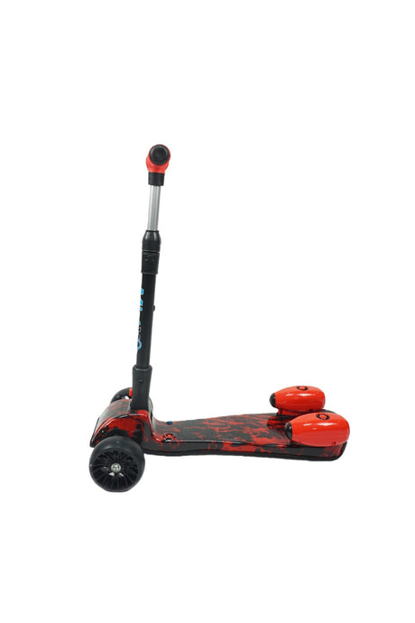 MistX 3 Wheel Foldable Kids Push Vapour Scooter Red