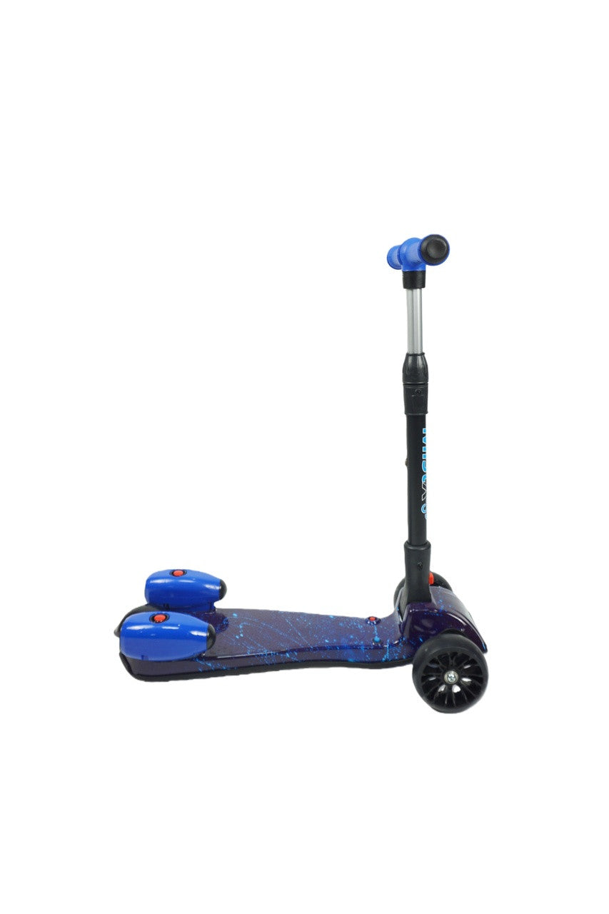 MistX 3 Wheel Foldable Kids Push Vapour Scooter Blue