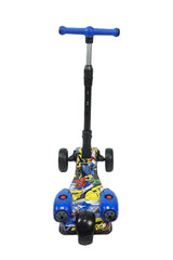 MistX 3 Wheel Foldable Kids Push Vapour Scooter Yellow