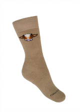 Brown Thick Crew Socks